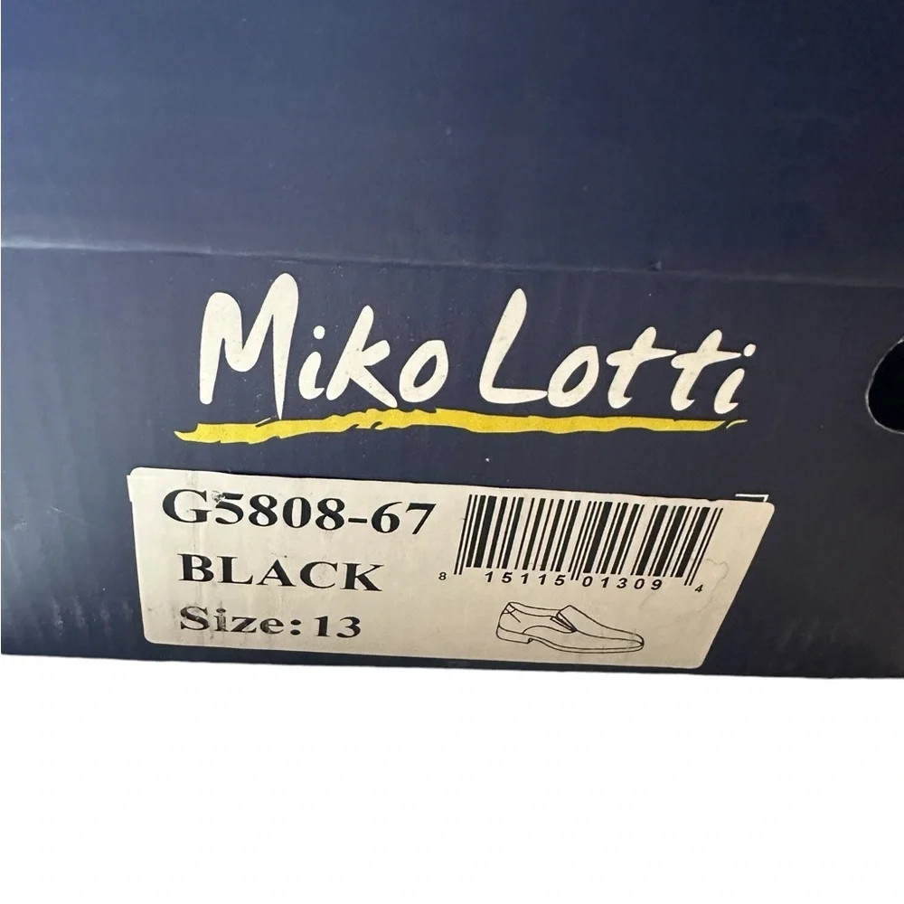 shoes, brand, Miko Lotti, new, black color, number: 13 👞 - Picture 12 of 13